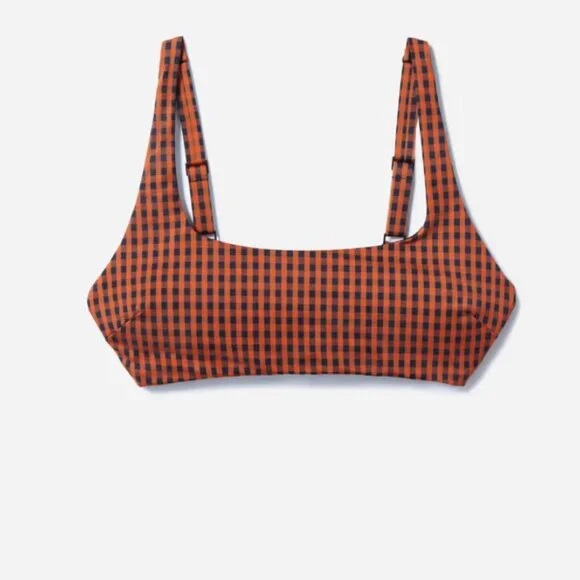 New Everlane The Square-Neck Bikini Top SM and The High-Rise Hipster Bottom MED - Picture 4 of 11